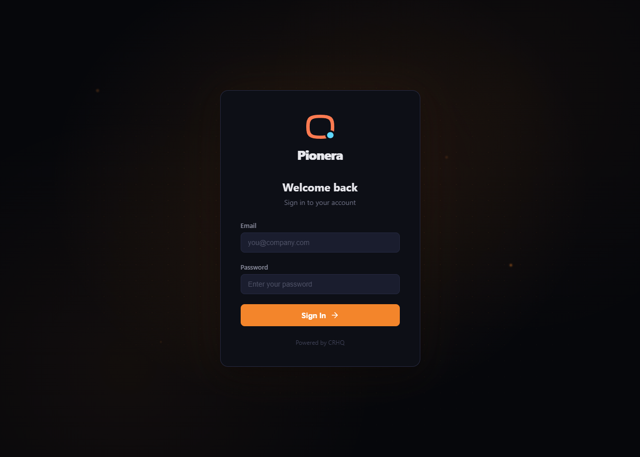 Branded login page running on a custom domain