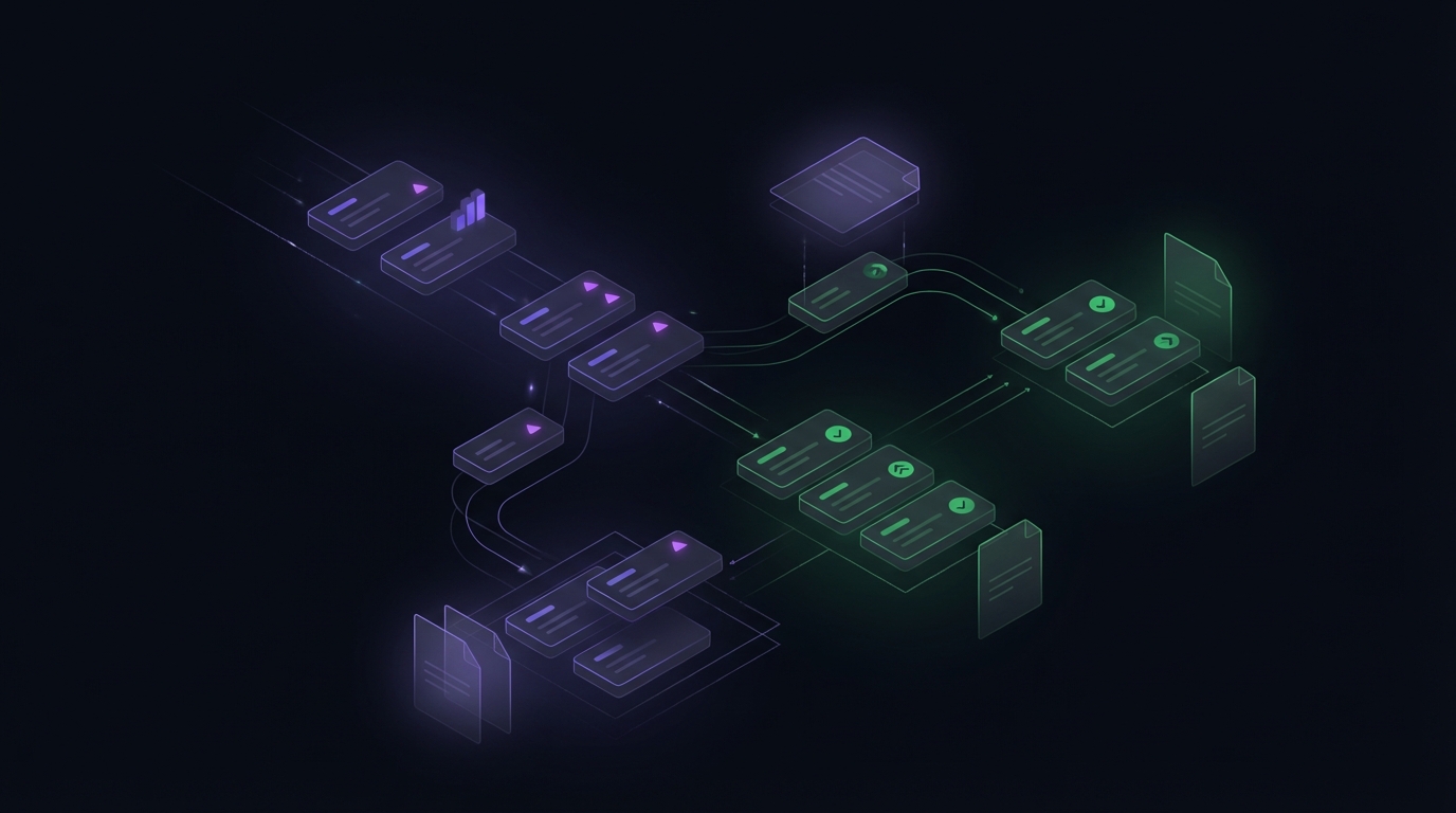 AI agent automating customer support — looking up customer data, understanding context from database and Stripe, and drafting informed responses